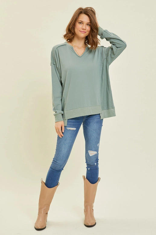 Oversized French Terry Top