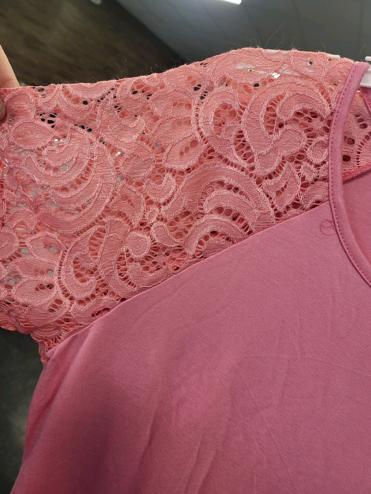Lace Sleeve Tee
