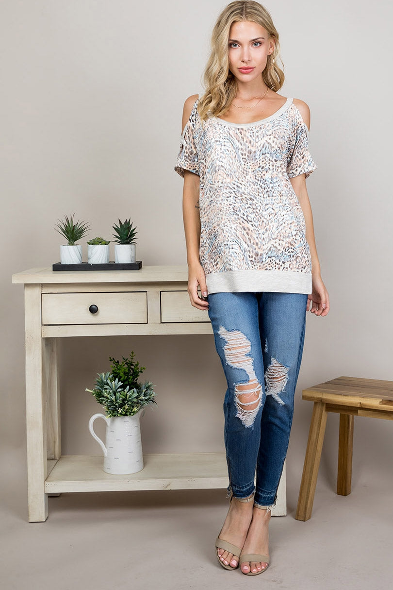 Cold Shoulder Tee
