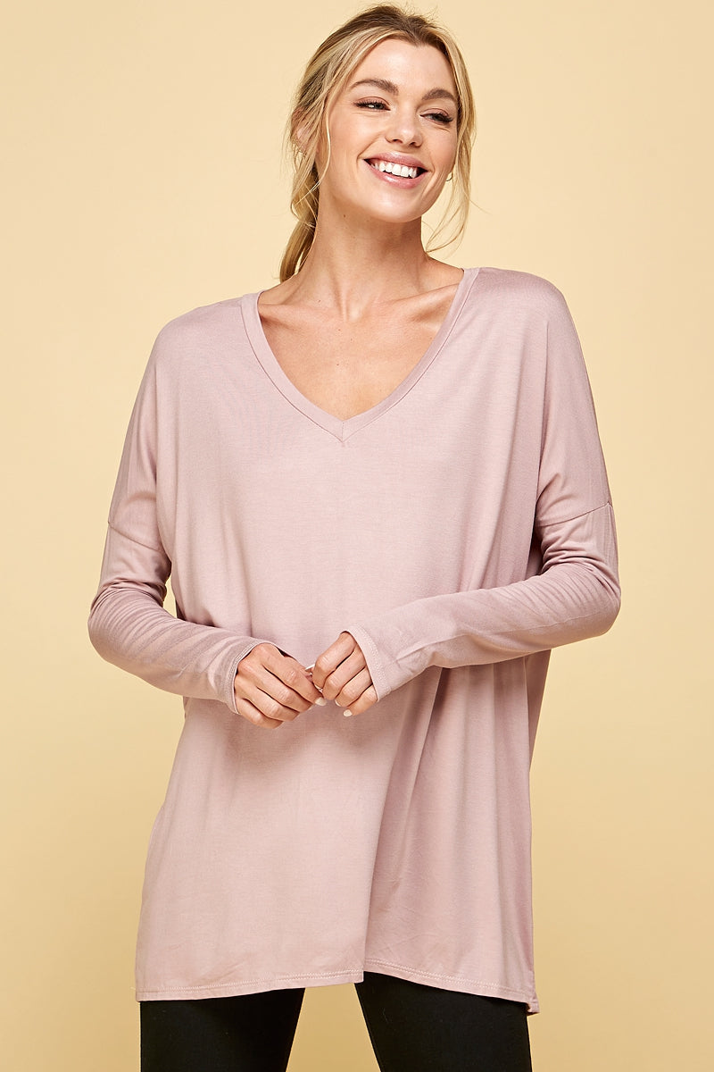 Over Sized Long Sleeve Tee