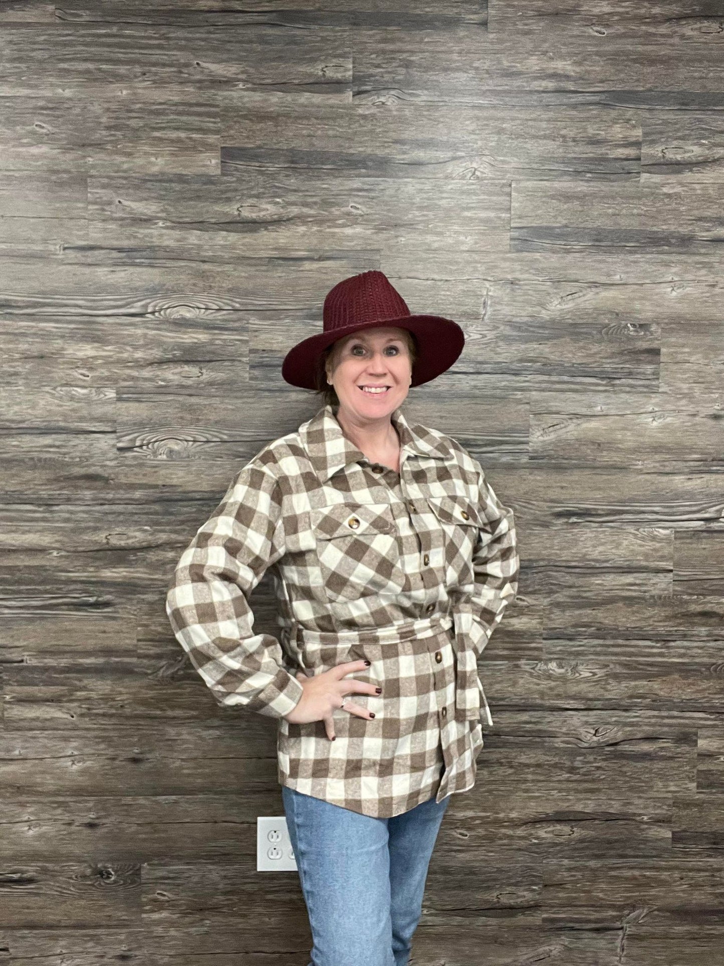 Maple Plaid Shacket
