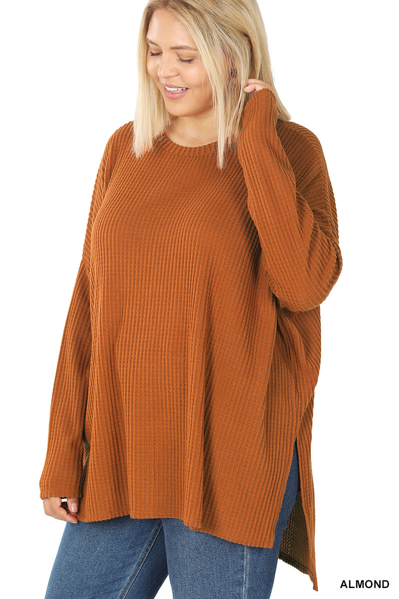 Oversize Waffle Long Sleeve