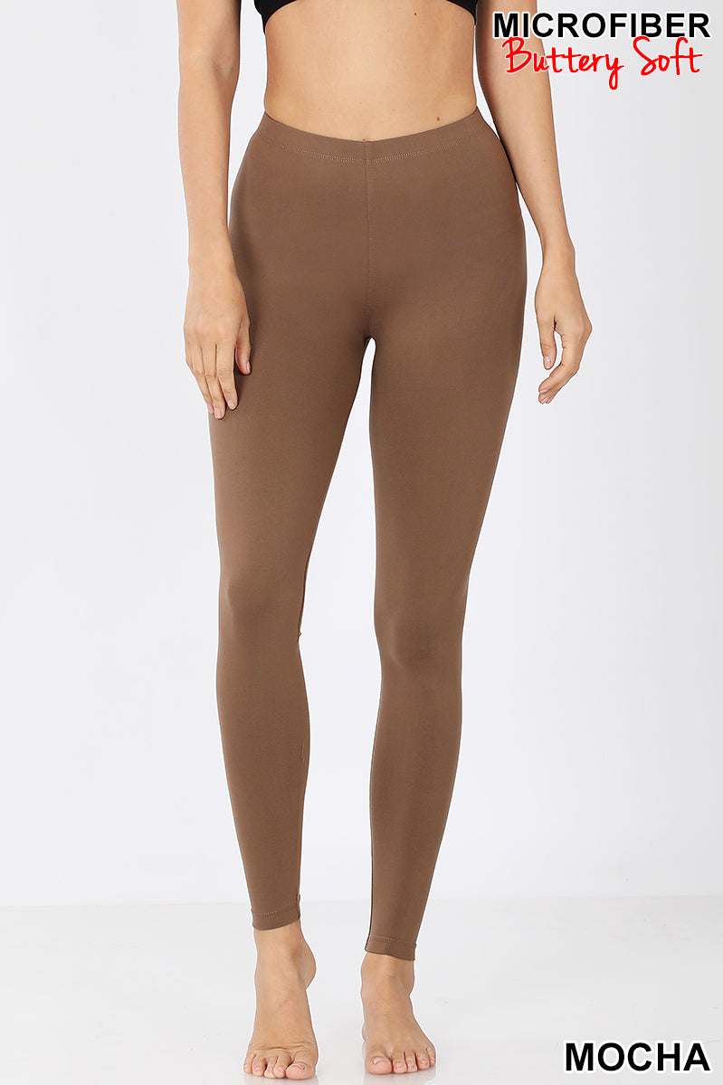 PREMIUM MICROFIBER FULL LENGTH LEGGINGS