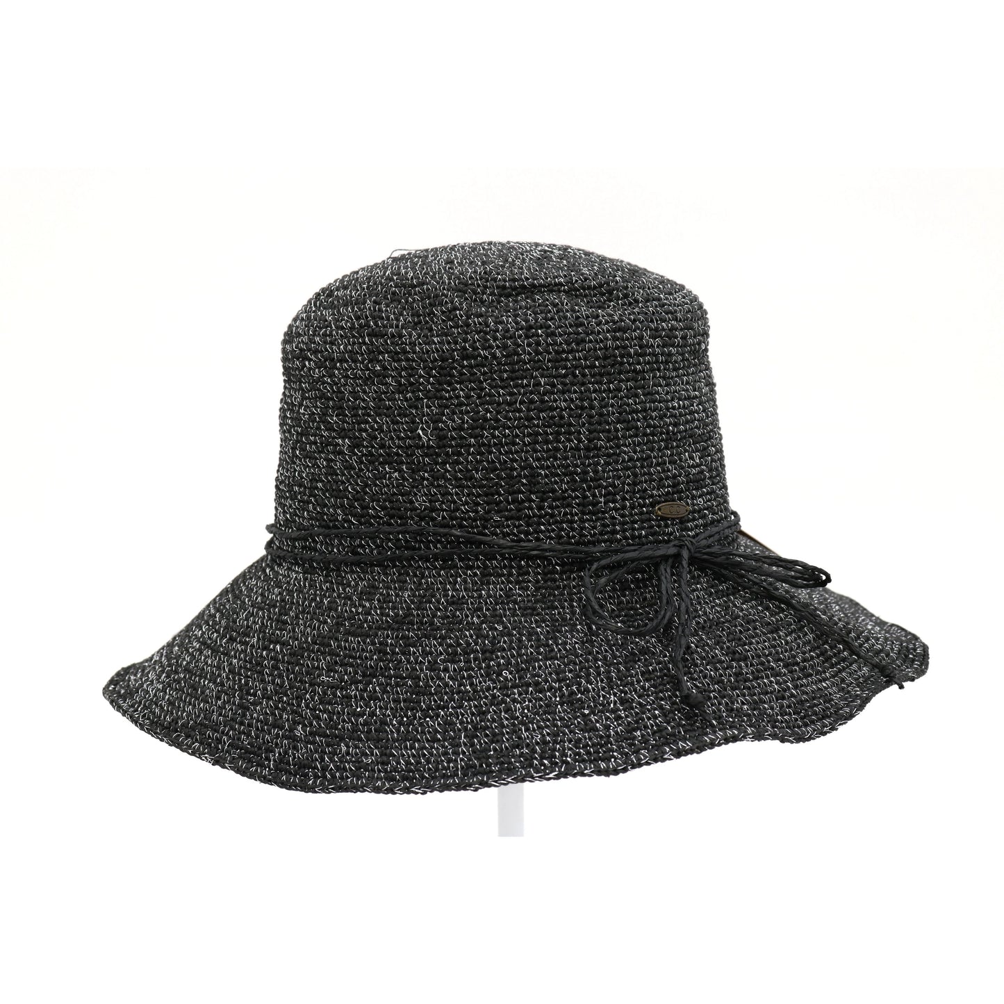 Lurex Cloche Sun Hat