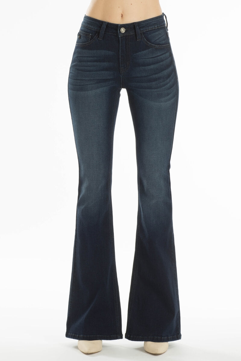 KANCAN MID RISE FLARE JEANS
